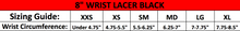 Load image into Gallery viewer, 8” Wrist Lacer Blk